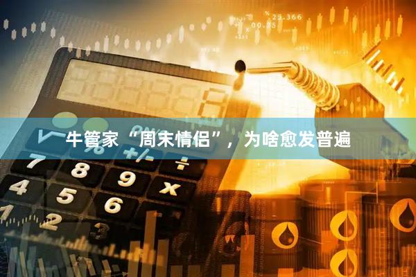 牛管家 “周末情侣”，为啥愈发普遍